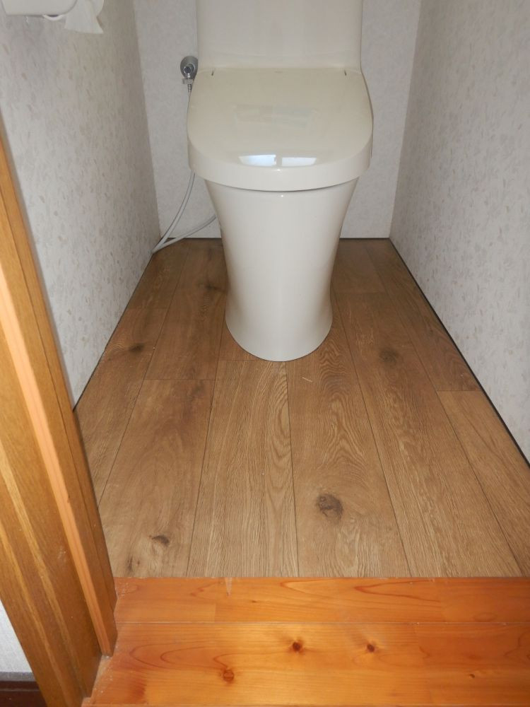 土佐トーヨー住器のバリアリー化してトイレの交換工事　高知県土佐市の施工後の写真2