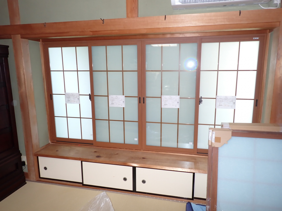 森額縁ガラス店の(伊勢原市)和障子を和障子風内窓インプラスに取り替えましたの施工後の写真2