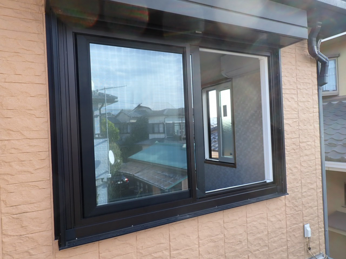 森額縁ガラス店のかんたん窓リフォームで「断熱窓」にの施工後の写真1