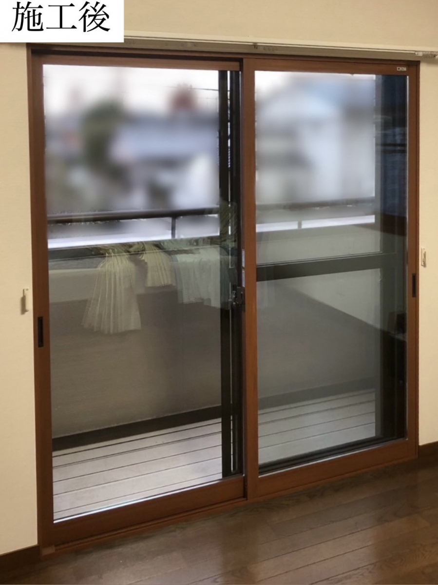 三輪ガラスの【名古屋市】築31年木造住宅にリクシル内窓インプラスを取付！断熱性を高めあたたかい空間になりました♪の施工後の写真1