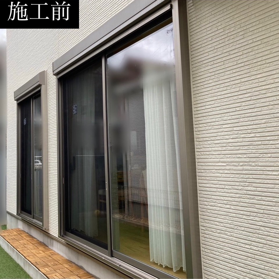 三輪ガラスの【名古屋市】太陽の熱83%カットの強者⚡スタイルシェードで暑さ対策🔥の施工前の写真1