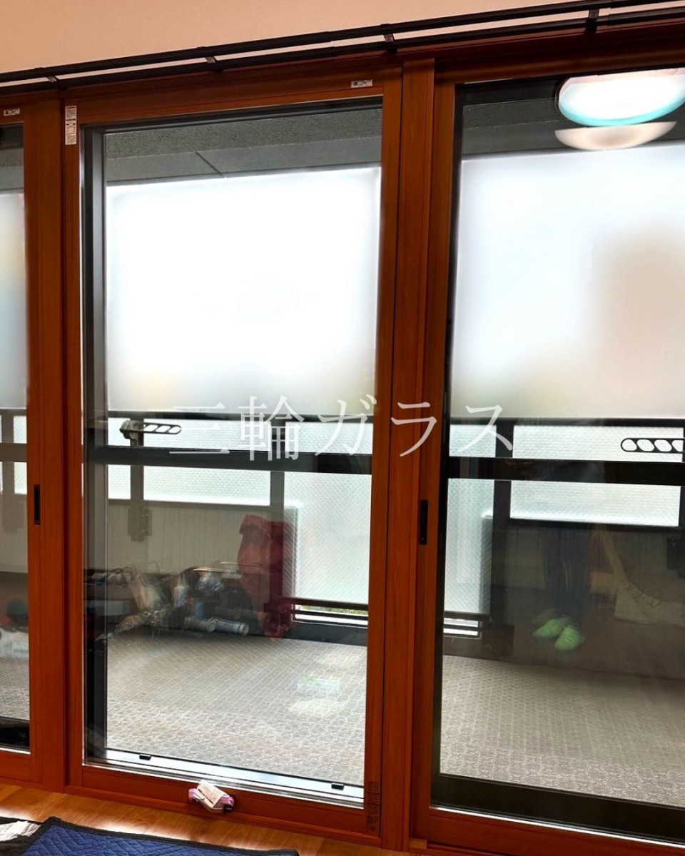 三輪ガラスの【名古屋・補助金活用💰✨】マンション騒音・断熱対策！LIXILインプラスでFIX連窓もスッキリ解決の施工後の写真1