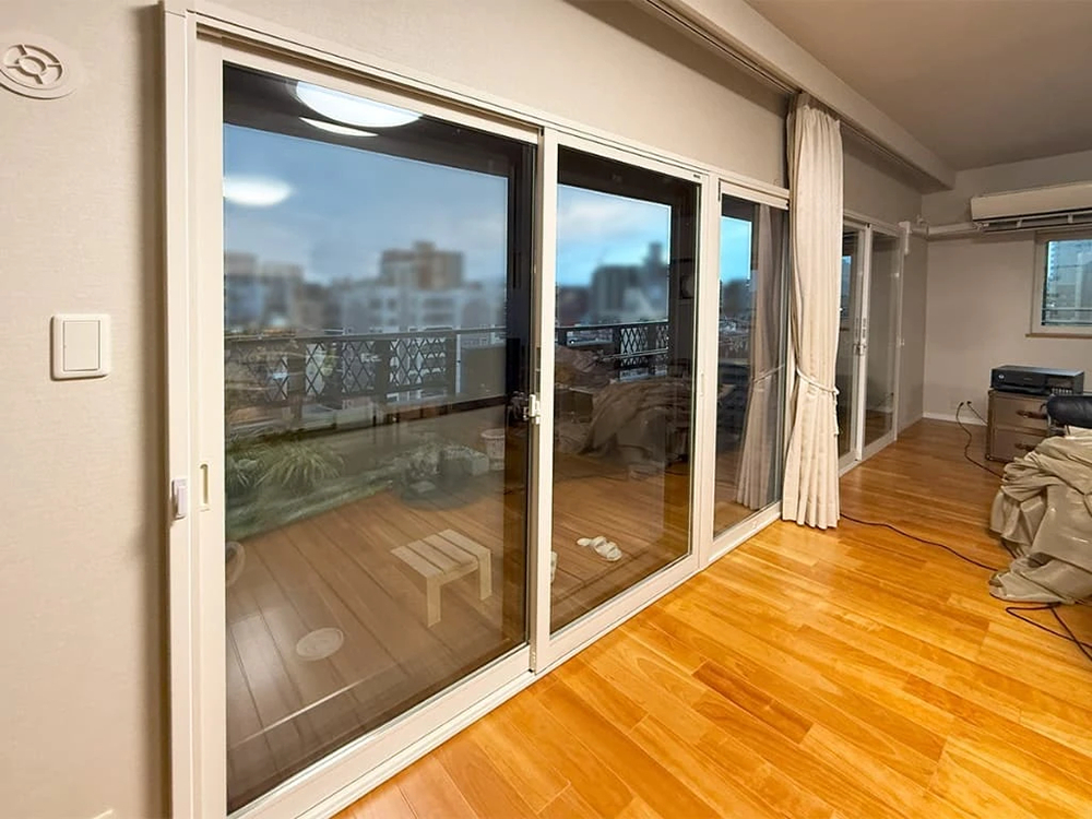 デンヒチ Rihoの福岡市中央区今泉・築27年のマンションの窓断熱リフォームを実施しました!の施工後の写真1
