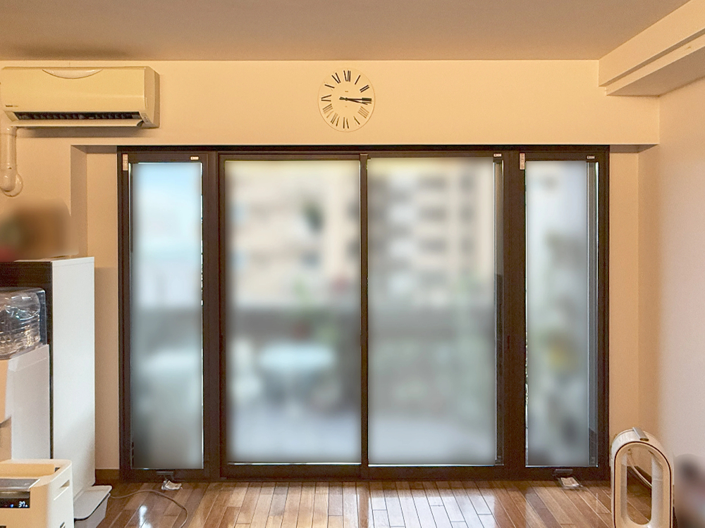 デンヒチ Rihoの福岡市東区馬出・築18年の マンションの窓断熱リフォームを実施しました!の施工後の写真1