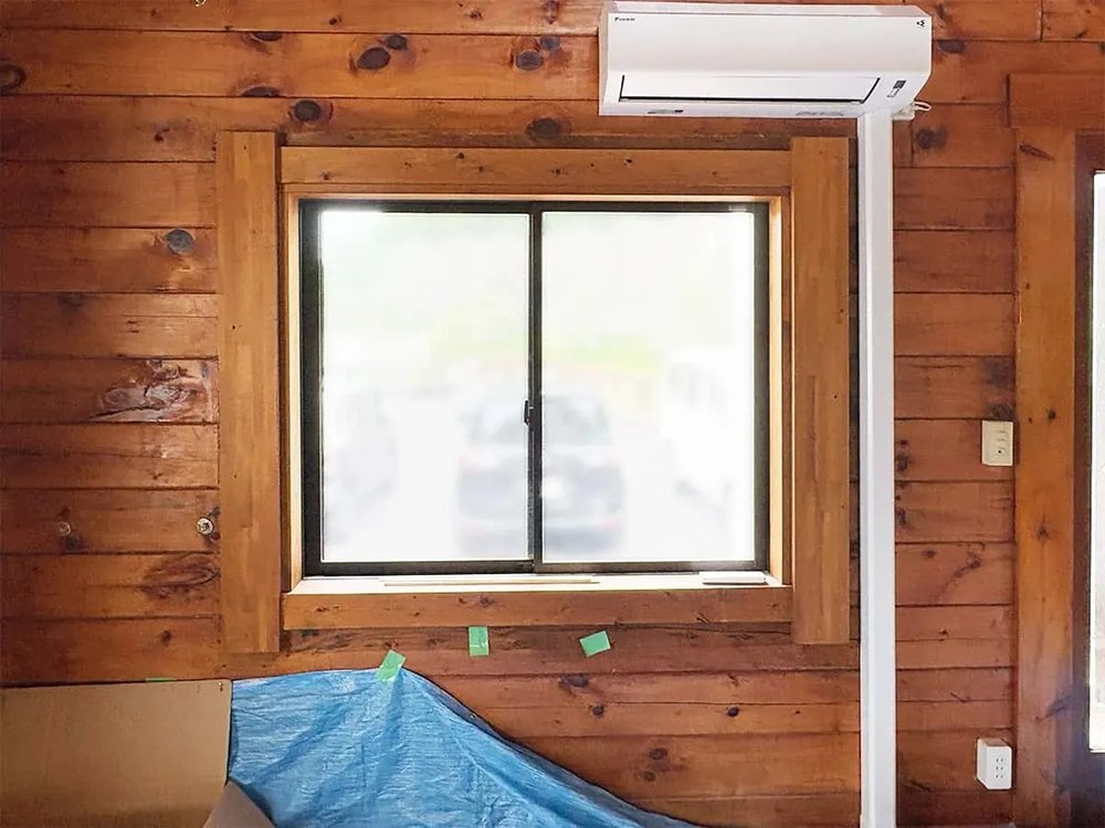 デンヒチ Rihoの福岡県糸島市志摩岐志・築33年の​​事務所の​​内窓(二重窓)断熱リフォームを​​実施しました！の施工前の写真3