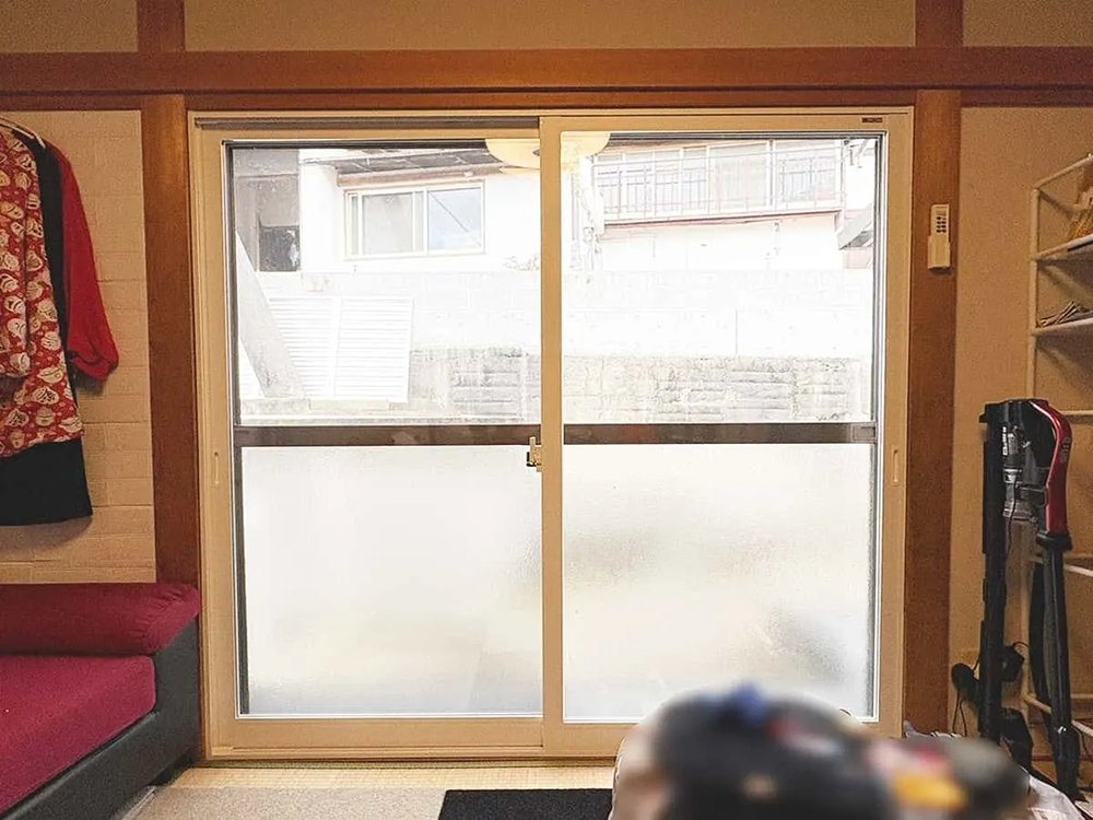 デンヒチ Rihoの福岡市早良区石釜で​​LIXILインプラス引違い​​窓Low-E複層ガラス内窓二重窓補助金断熱施工の施工後の写真1