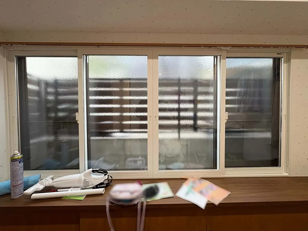 デンヒチ Rihoの子育て​​世帯の​​音と​​寒さの​​お悩み解消　福岡市南区平和で​​内窓​の全面​​施工の施工後の写真2