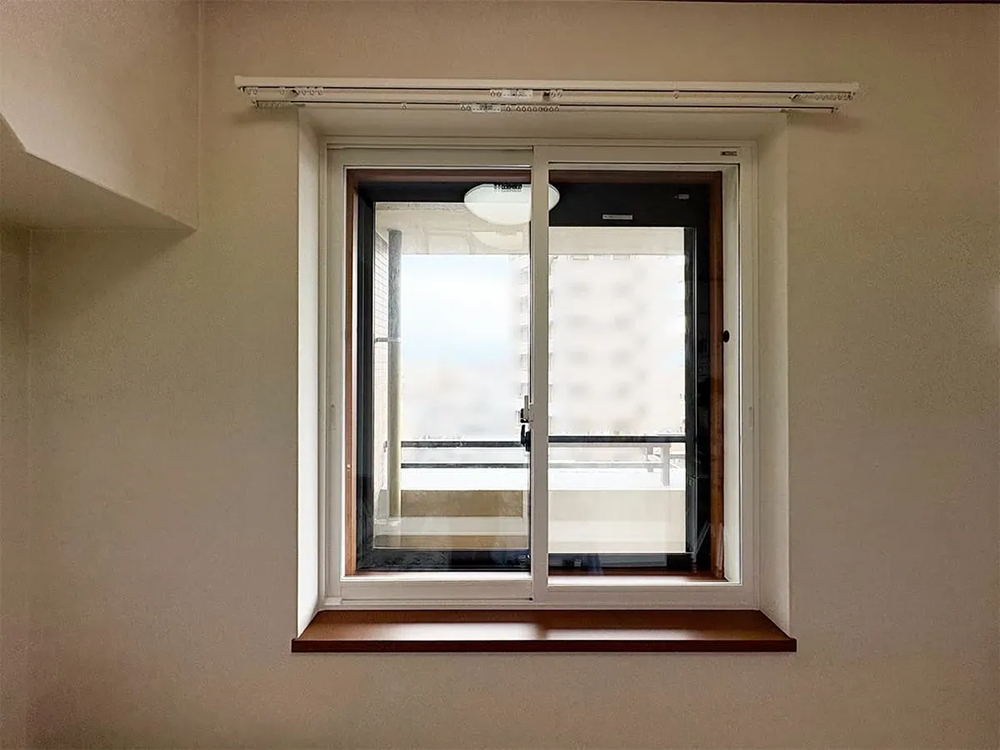 デンヒチ Rihoの飛行機音と​​冬の​​寒さを​​軽減　大野城市錦町マンションの​​内窓​（二重窓）​​施工事例の施工後の写真3