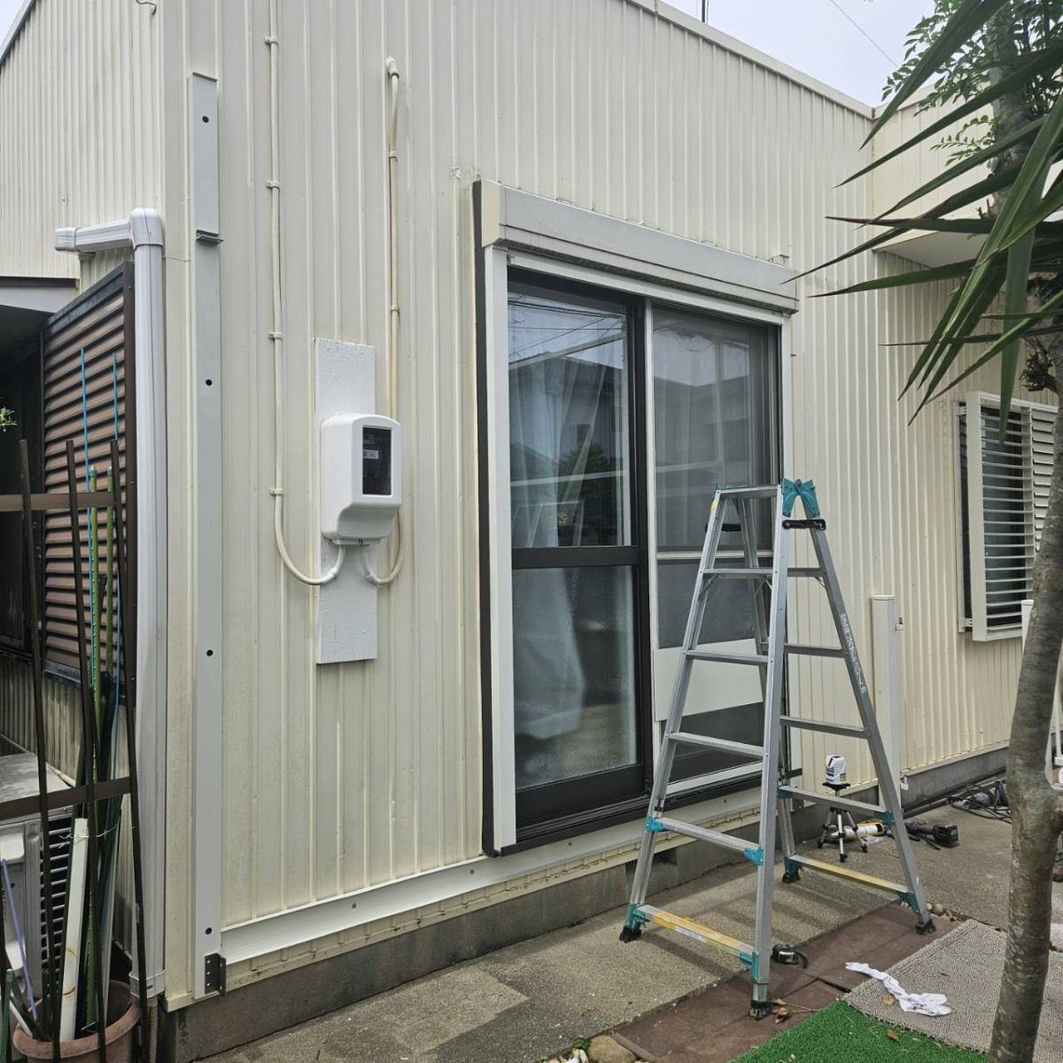 城北トーヨー住器の簡易サンル-ム工事の施工前の写真2