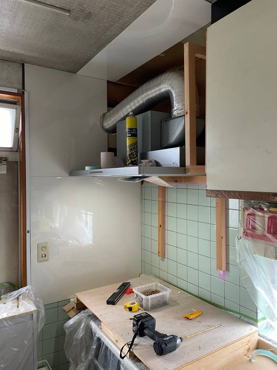 城北トーヨー住器の換気扇工事の施工後の写真1