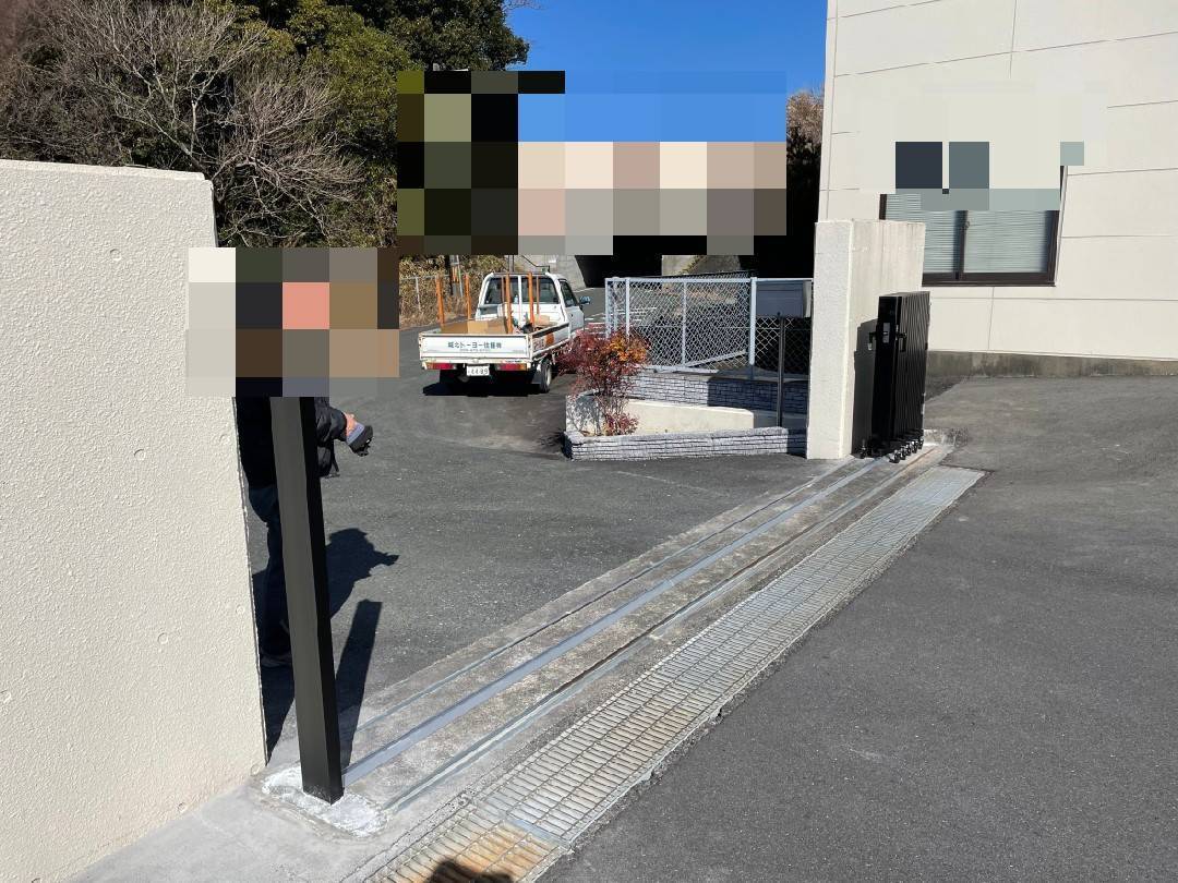 城北トーヨー住器の本日の門扉工事2/1の施工後の写真2