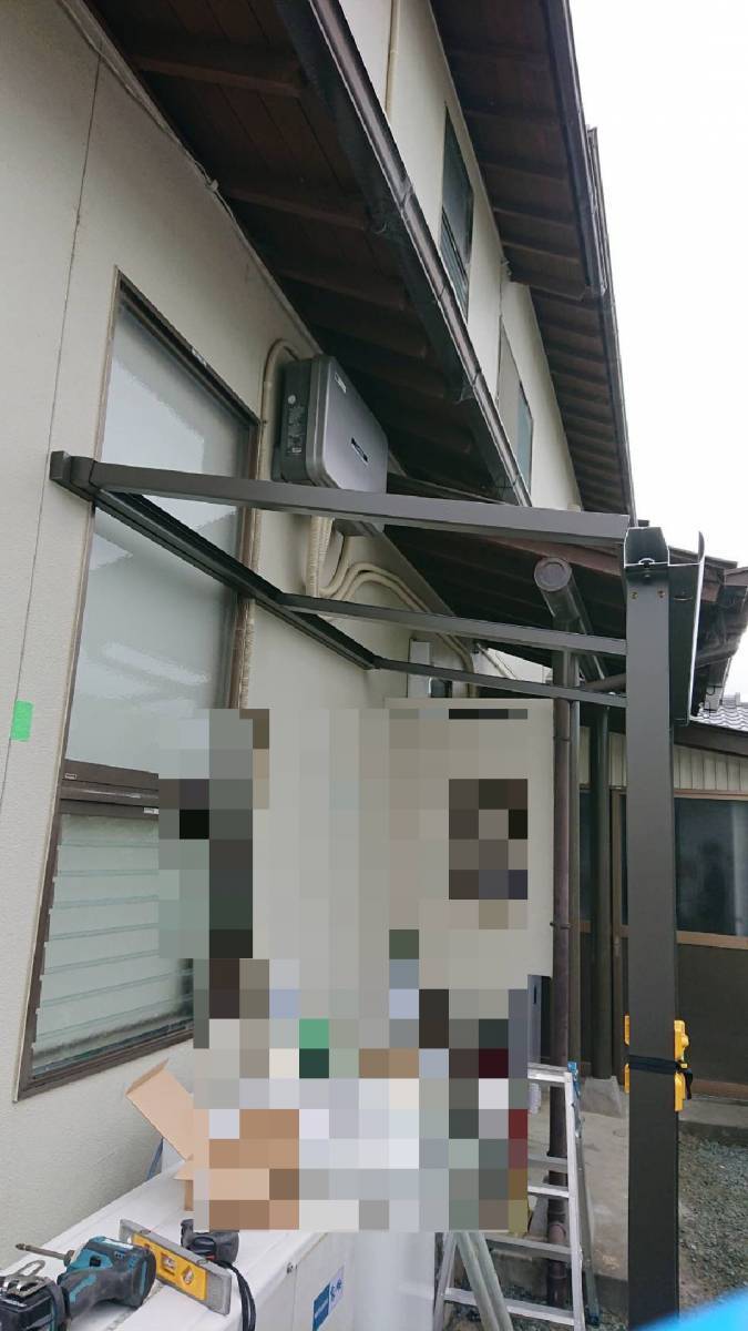 城北トーヨー住器の本日のエクステリア工事　5/11の施工前の写真2