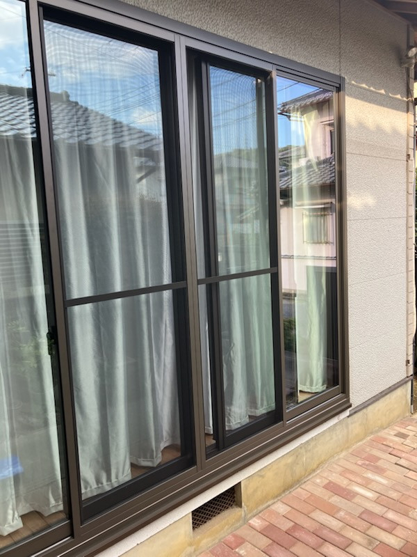 タナチョー 兵庫の雨戸を撤去し障子を大きく通してカバー工法でリニューアル！の施工後の写真1