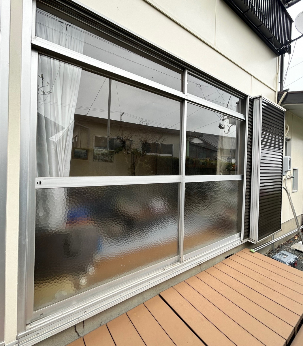 汐見サッシ販売のサッシリフォーム カバー工法取替の施工前の写真1