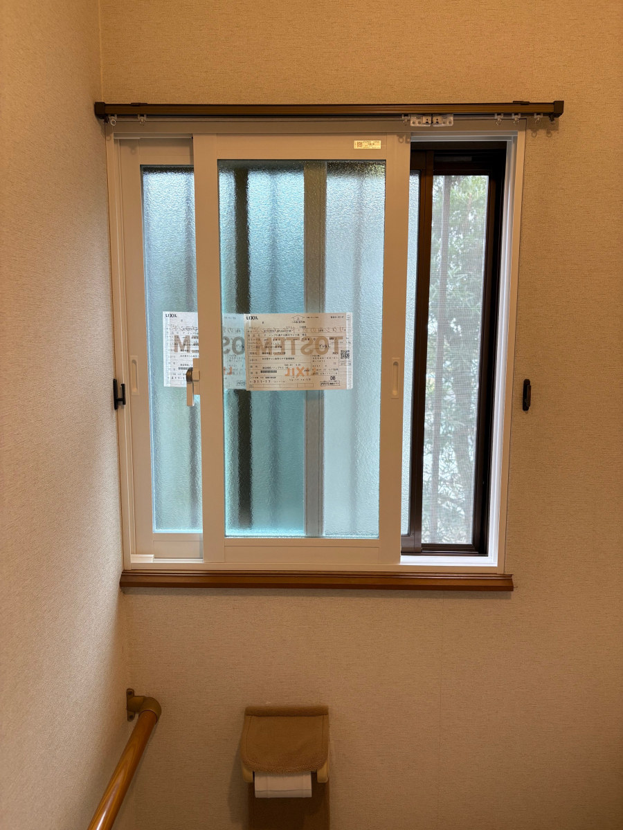 汐見サッシ販売の水廻りへの内窓設置の施工後の写真1