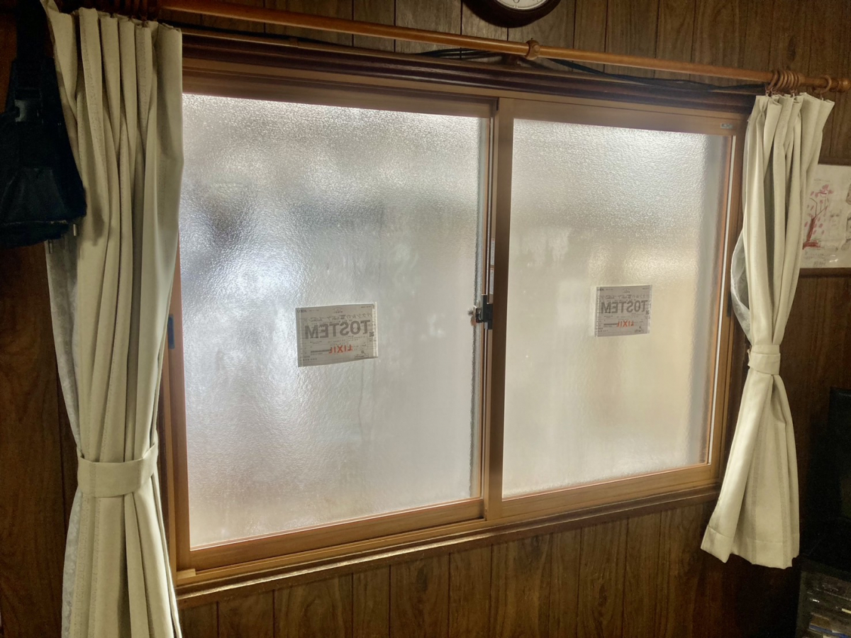 米塚硝子店の高断熱硝子の内窓に交換して部屋がポカポカ！！の施工後の写真1