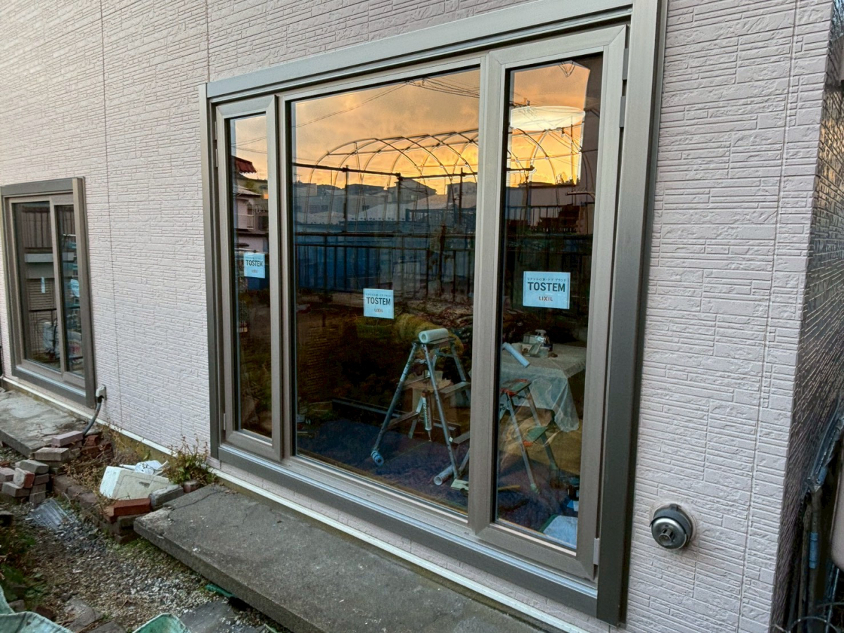 米塚硝子店のこんなに違う！カバー工法で変わる窓の快適さ！の施工後の写真1