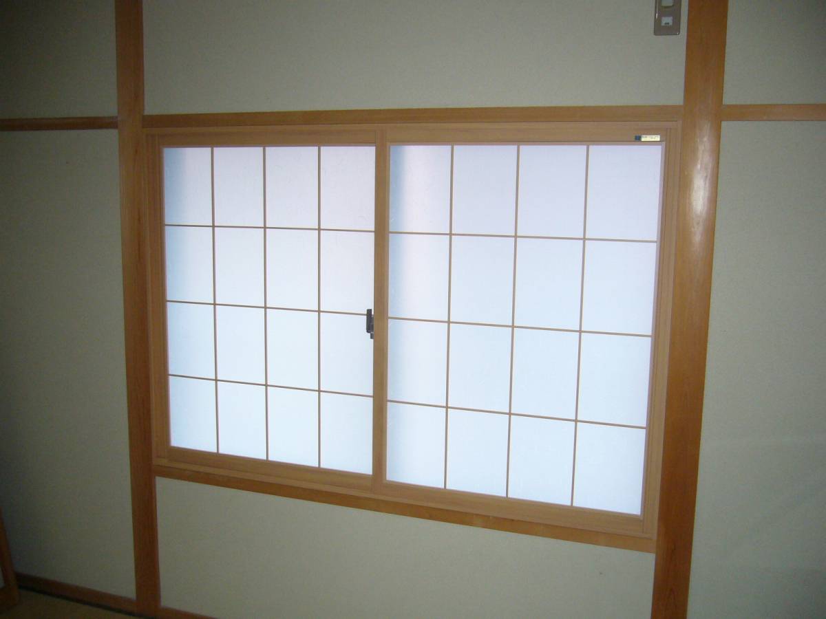 石鎚住器の和室への内窓取り付け （西条市）の施工後の写真1