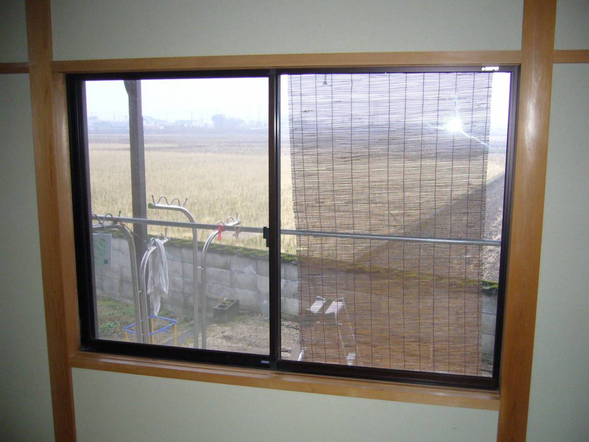 石鎚住器の和室への内窓取り付け （西条市）の施工前の写真1