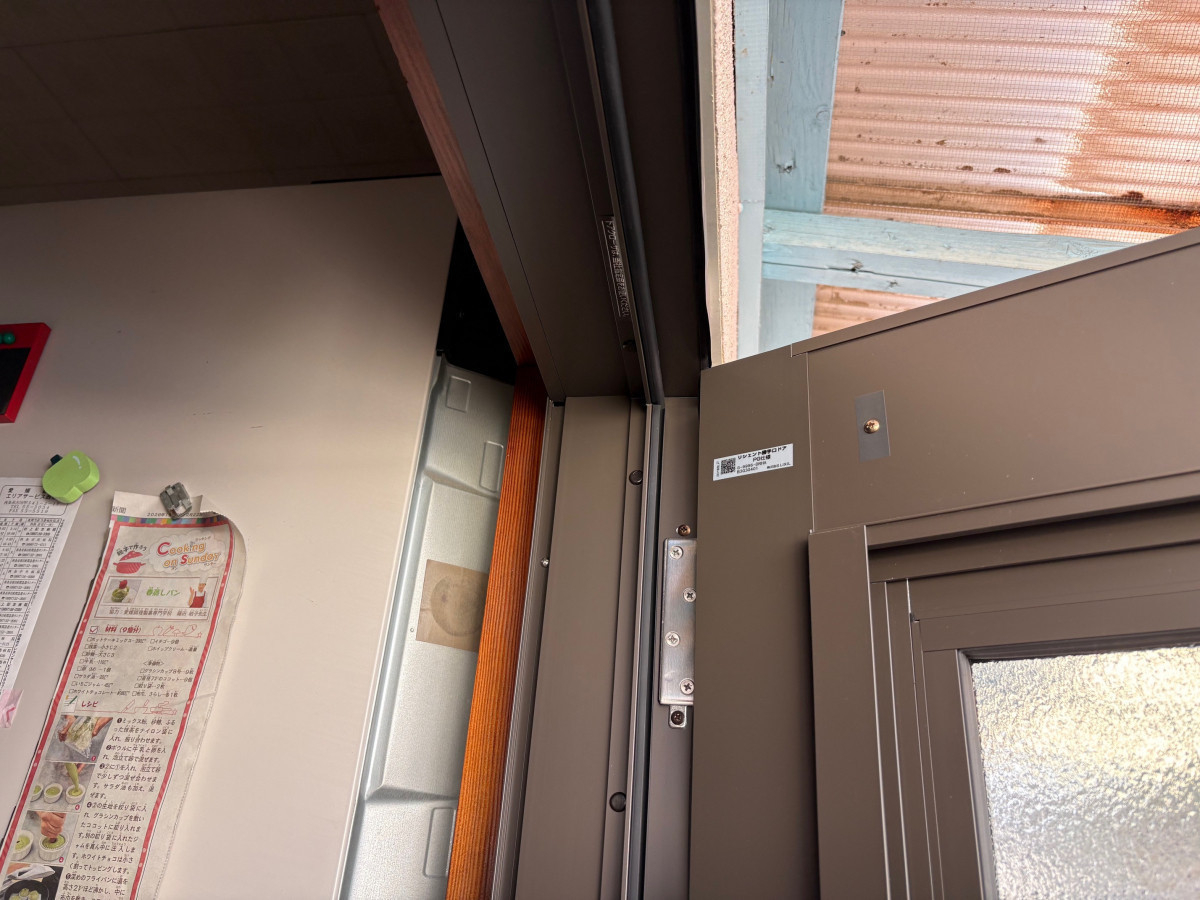 石鎚住器の勝手口リフォームリシェント勝手口ドアの施工前の写真3