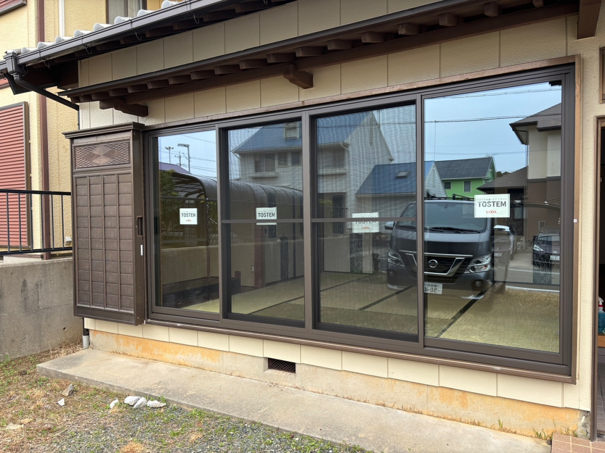 とりい建具の窓カバー工法（リプラス）の施工後の写真1
