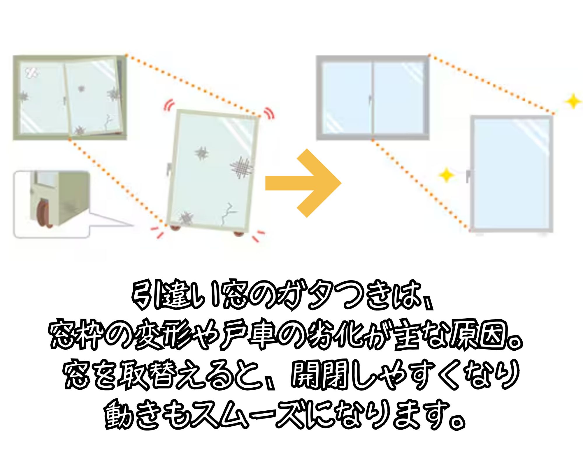 住まいるサポートの渋川市　窓交換　リプラスに替えて冷気を遮断！ヒートショック予防は窓からの施工事例詳細写真4