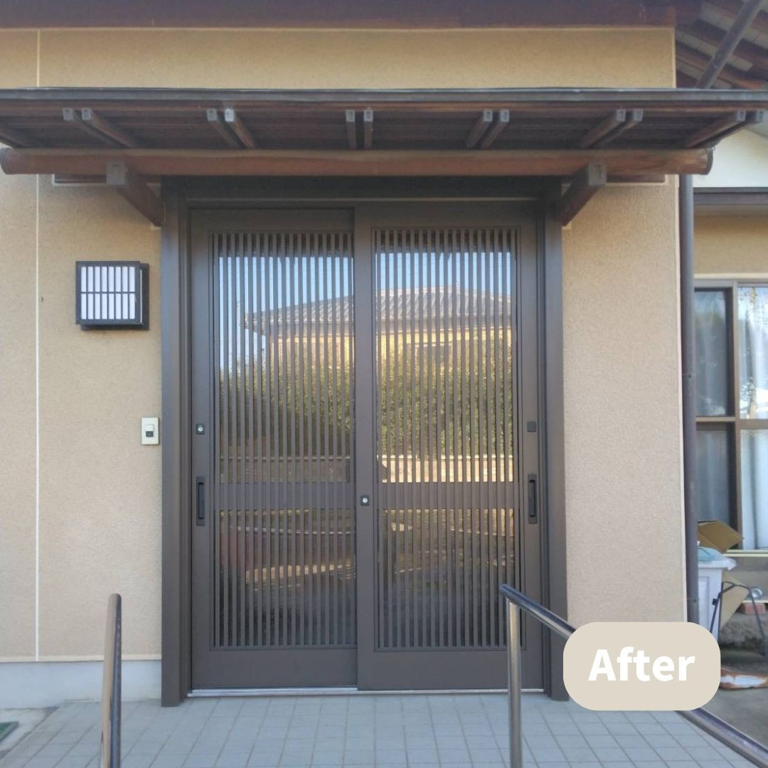 ダイクマトーヨー住器のK様邸 玄関ドア交換／リシェントの施工後の写真1