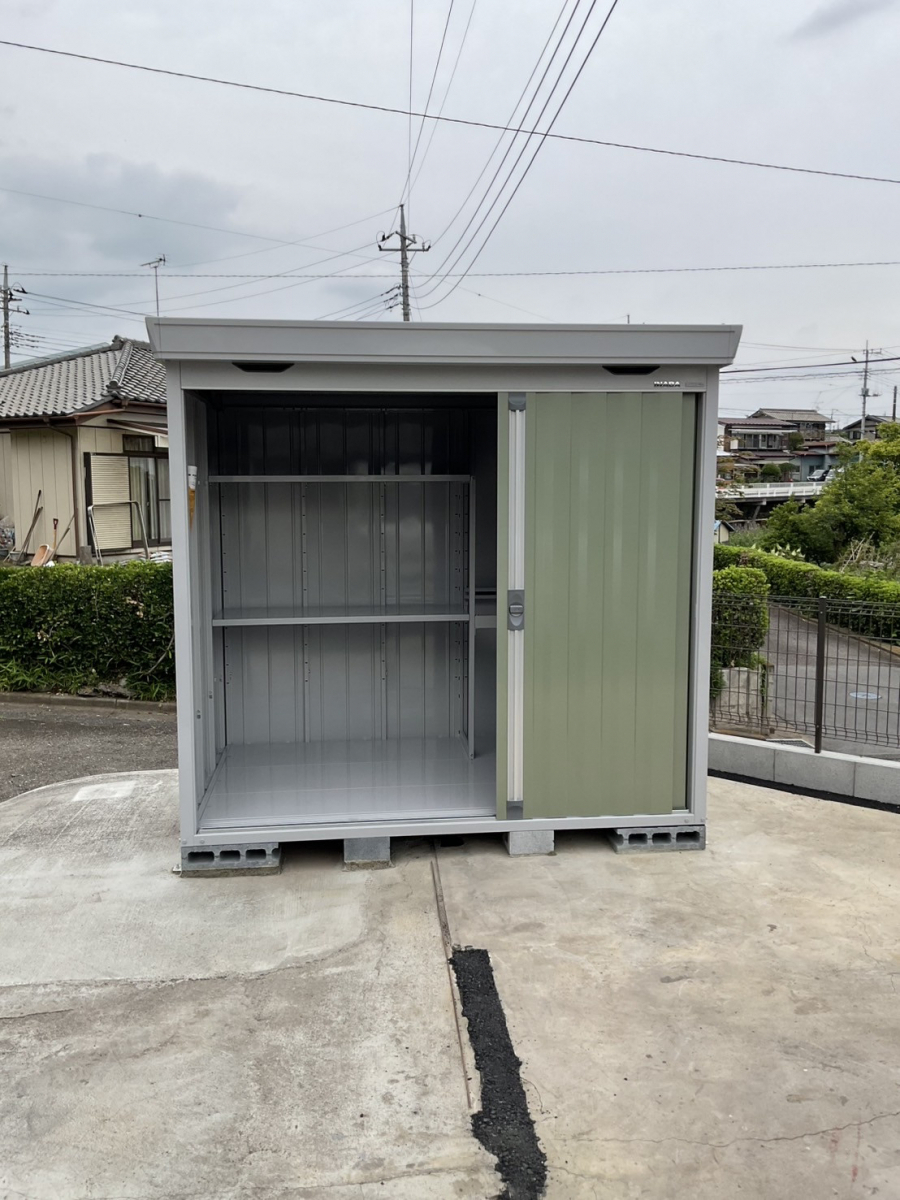 住まいるサポートの物が溢れがちな方必見!高崎市 イナバ物置の施工後の写真1