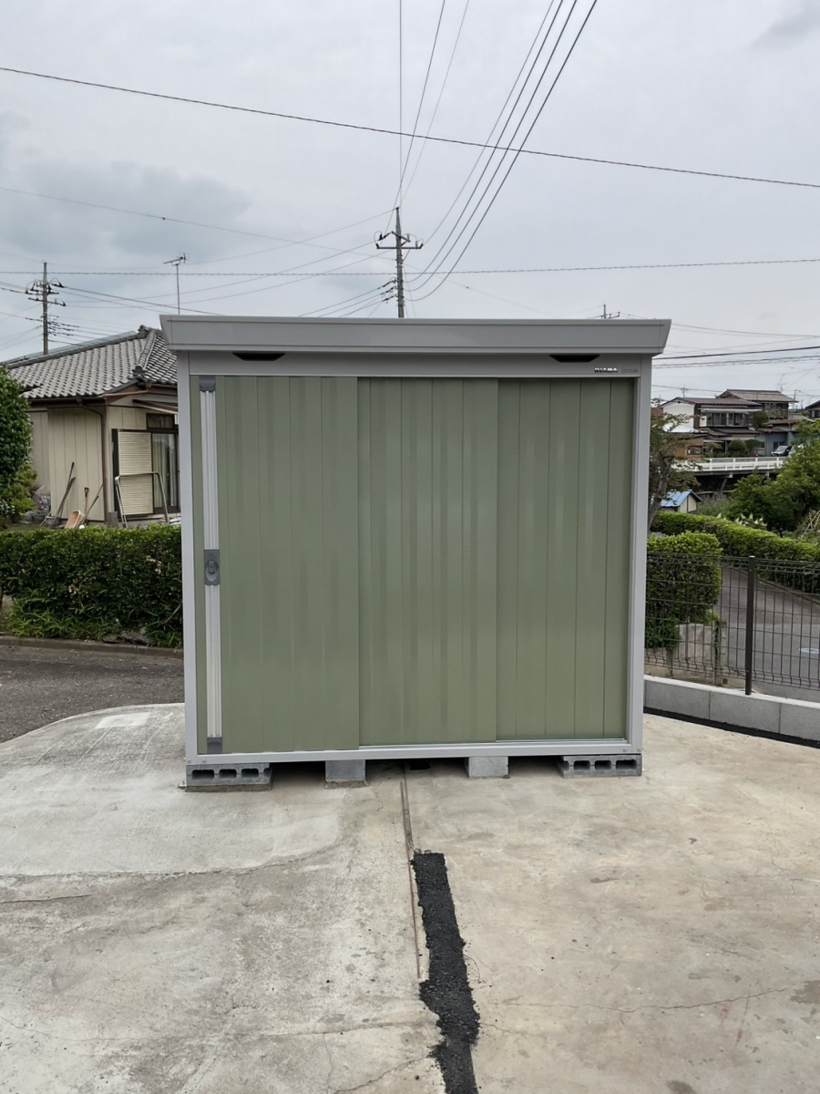 住まいるサポートの物が溢れがちな方必見!高崎市 イナバ物置の施工後の写真2