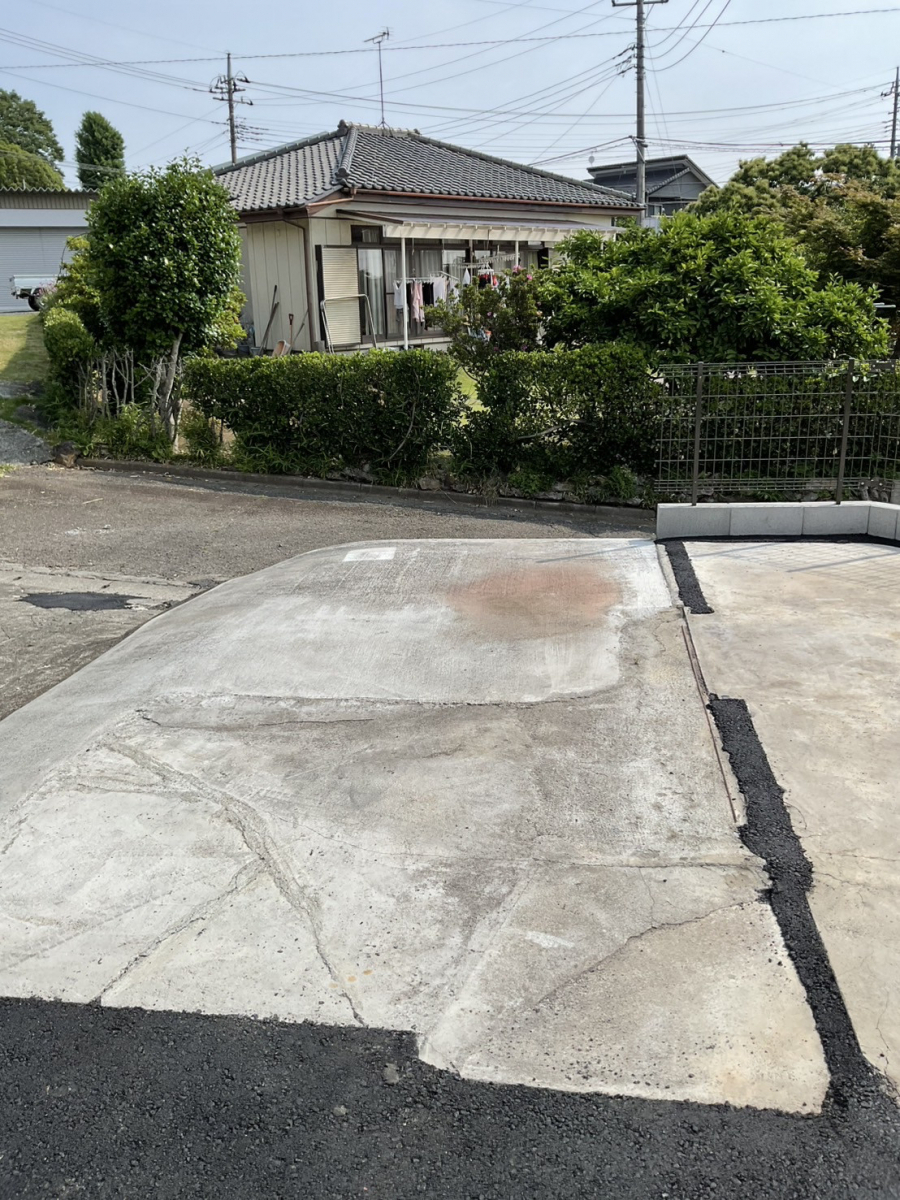 住まいるサポートの物が溢れがちな方必見!高崎市 イナバ物置の施工前の写真1