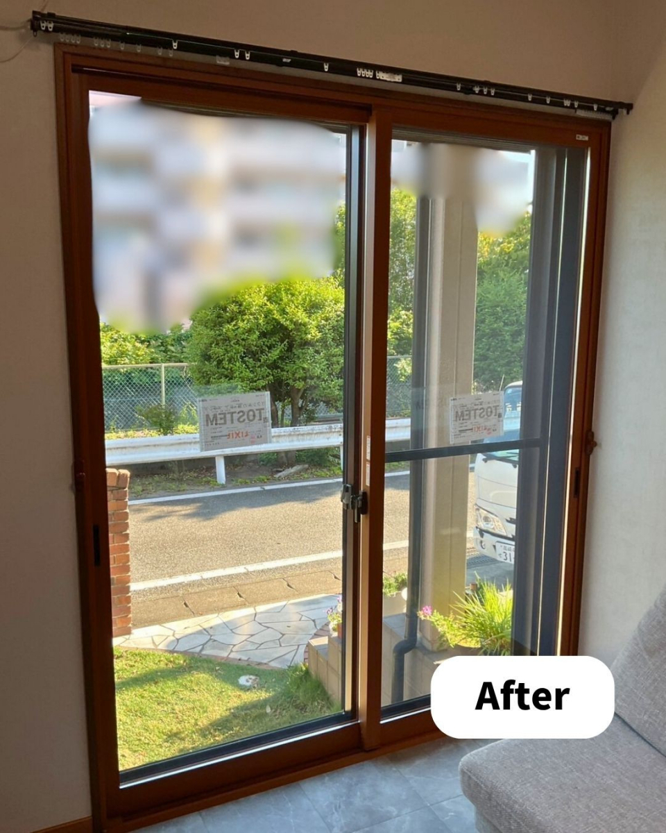 住まいるサポートの補助金活用:断熱リフォーム:防犯 高崎市 内窓設置工事の施工後の写真3