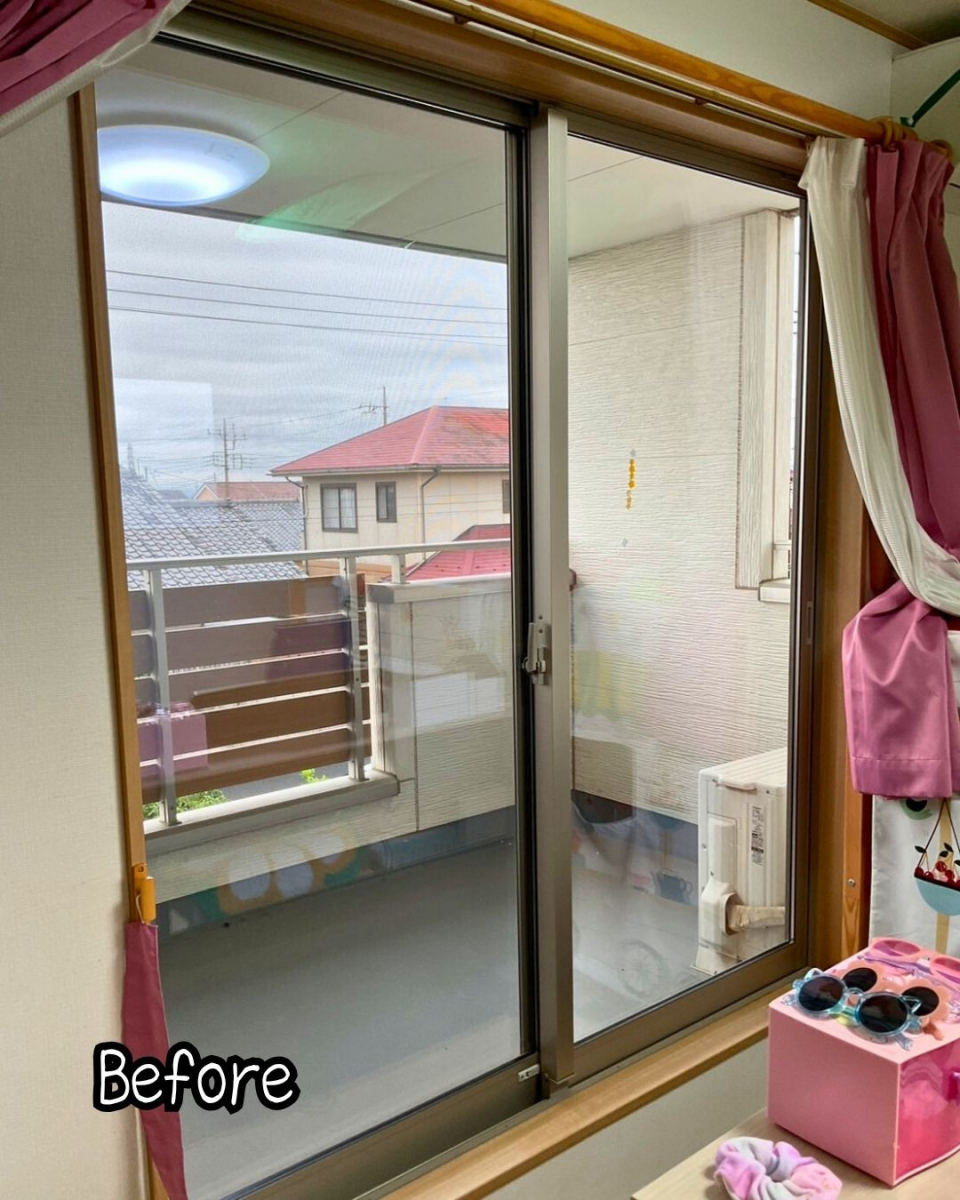 住まいるサポートの前橋市 赤城の空っ風&砂埃が家に入る…内窓をつけて解決します! 断熱:補助金:住まいるサポートの施工前の写真3