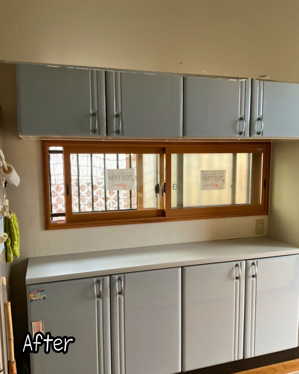 住まいるサポートの沼田市　窓からの冷気…今年こそ対策したい！内窓をつけて高断熱窓に。　住まいるサポート：高崎市の施工後の写真2