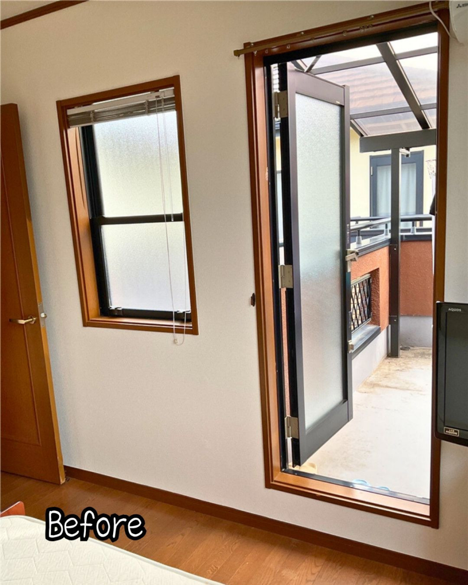 住まいるサポートの高崎市　内窓をつけて冬でも暖房控えめに。経済的でおサイフにも人にも優しいリフォームですの施工前の写真1