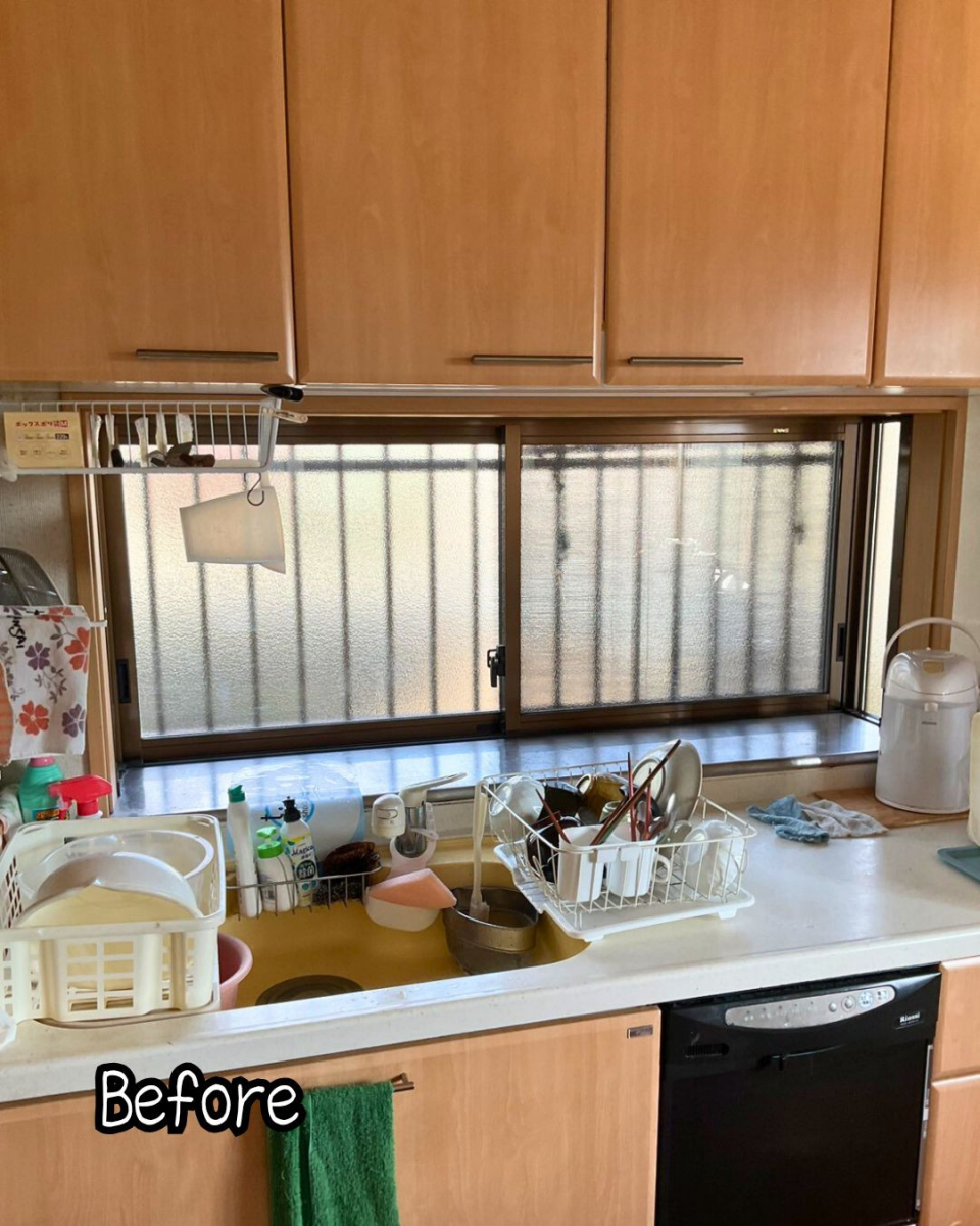 住まいるサポートの沼田市　窓から冷気が入ってきて家事がツラい…LIXILのインプラスが解決します！の施工前の写真2
