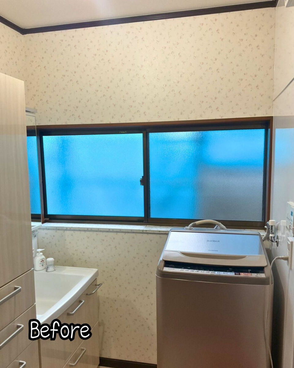 住まいるサポートの渋川市　窓交換　リプラスに替えて冷気を遮断！ヒートショック予防は窓からの施工前の写真1