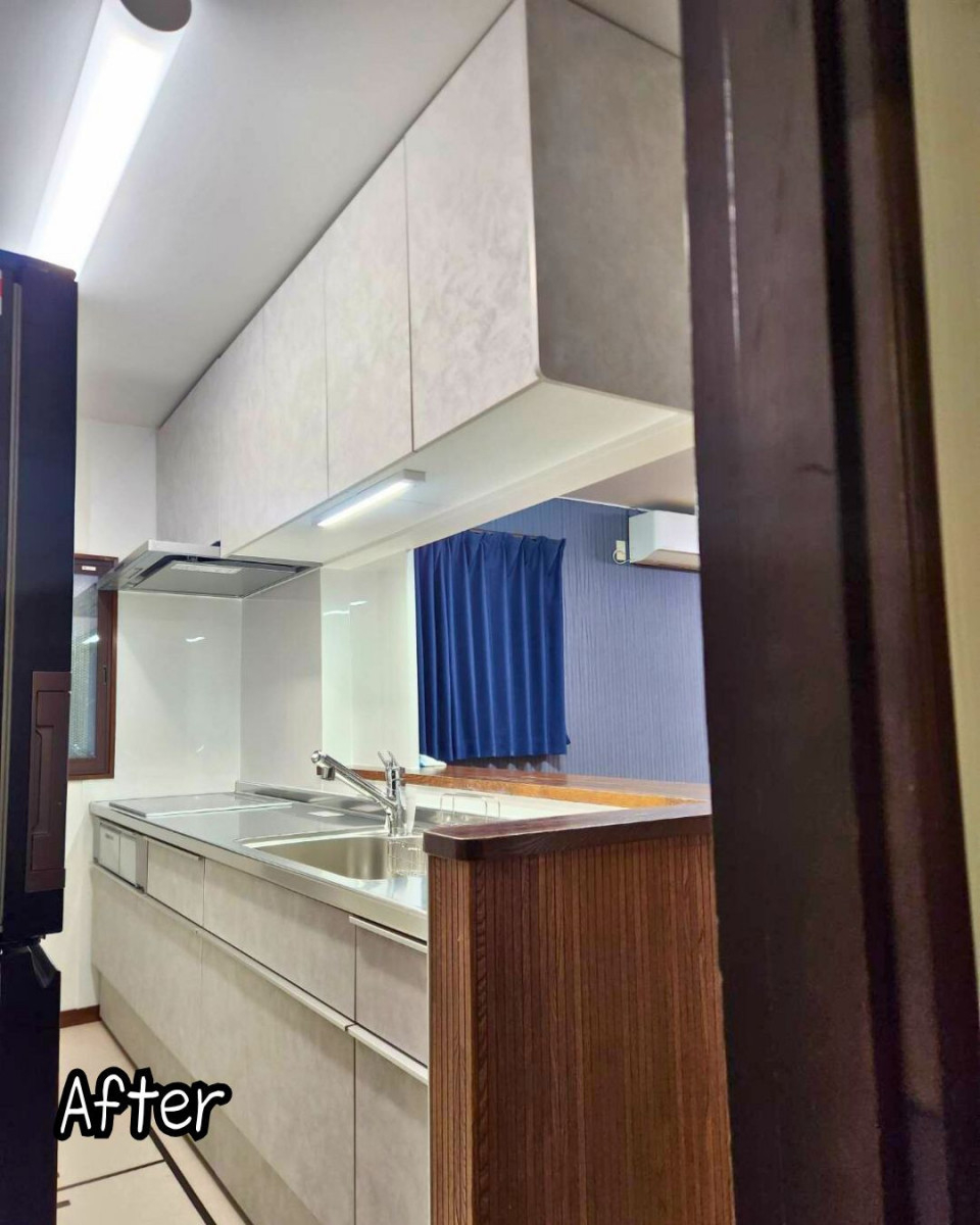 住まいるサポートの収納力と動線を見直し、毎日が快適になるキッチンへの施工後の写真1