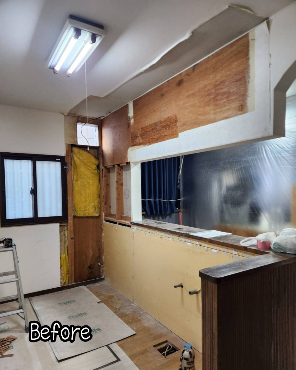 住まいるサポートの収納力と動線を見直し、毎日が快適になるキッチンへの施工前の写真2