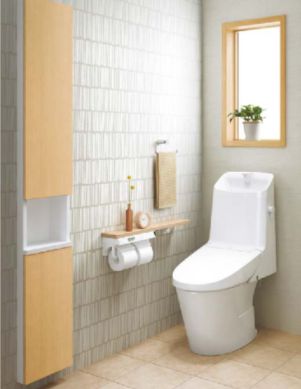 二宮トーヨー住器の【トイレリフォーム】機能面向上で快適なトイレ生活の施工事例詳細写真1