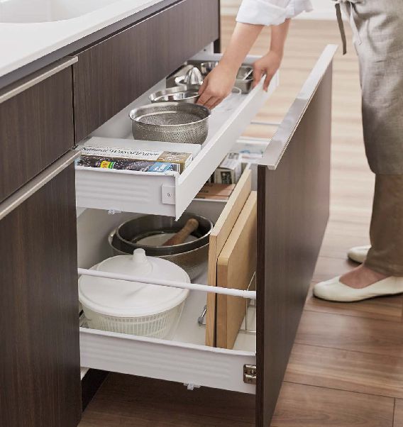 二宮トーヨー住器の【キッチンリフォーム】使いやすさを追求!便利なキッチン【シエラS】の施工事例詳細写真2