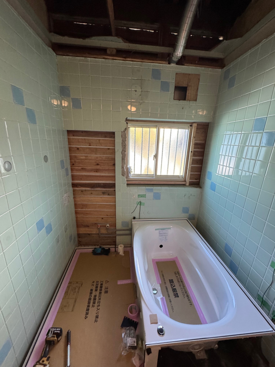 二宮トーヨー住器の【浴室リフォーム】在来からユニットバスへ利便性と快適性がアップ!【リデア】の施工後の写真1