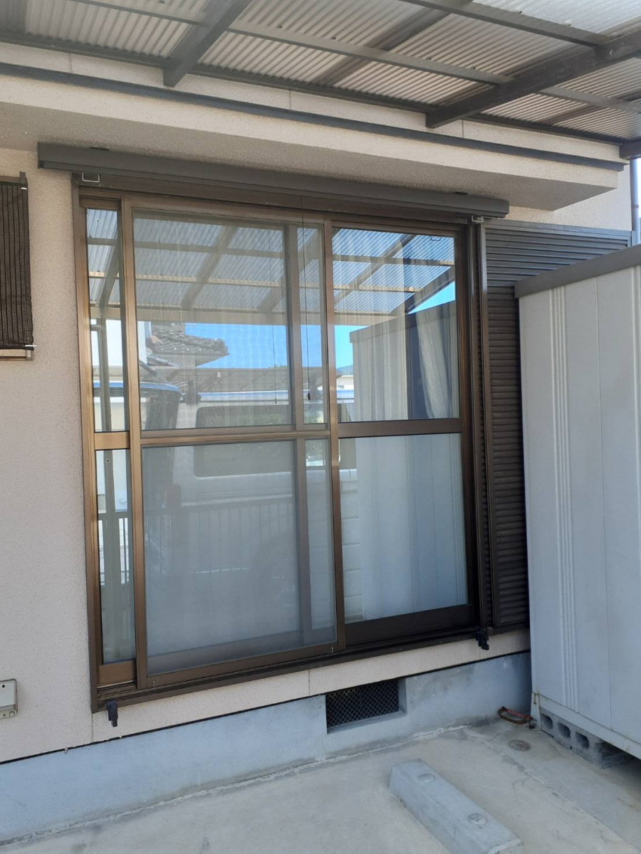 二宮トーヨー住器の夏の強い日差しをカット!【スタイルシェード】で快適空間に☀️の施工後の写真1