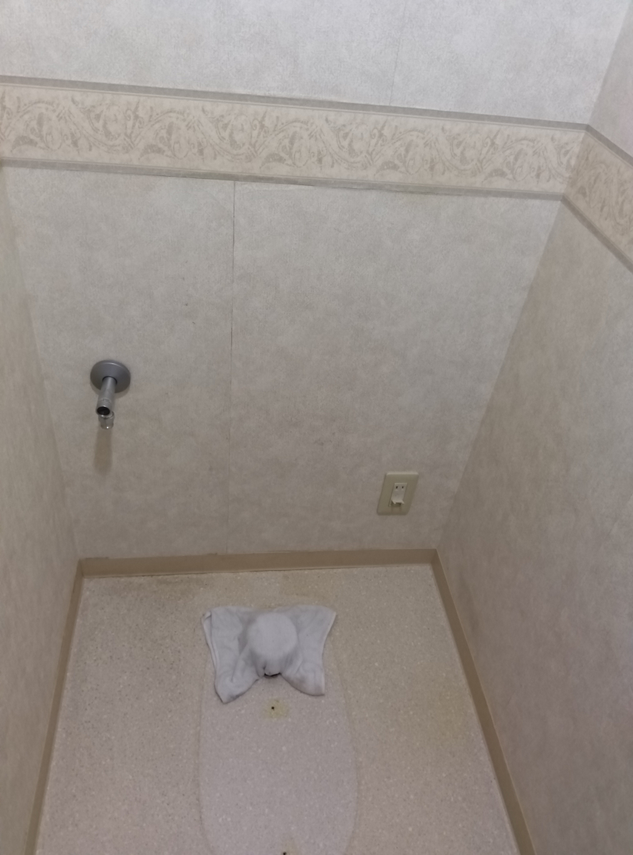 二宮トーヨー住器の【トイレリフォーム】アクアセラミックでお掃除ラクラクなトイレ！【リトイレ】の施工前の写真2