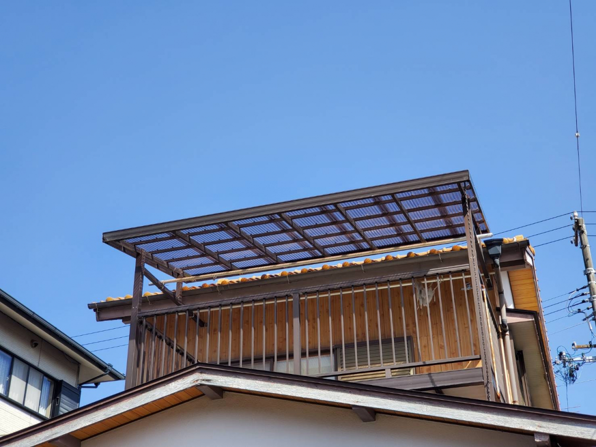 山本サッシ店 東紀州の屋根材を張り替えるだけで、毎日が明るくなります‼️ 《ミル商事様現場》の施工後の写真1