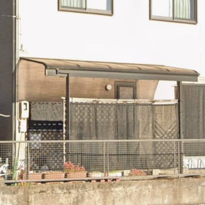 山本サッシ店 東紀州のテラスに目隠し壁を設置しました‼️の施工前の写真1