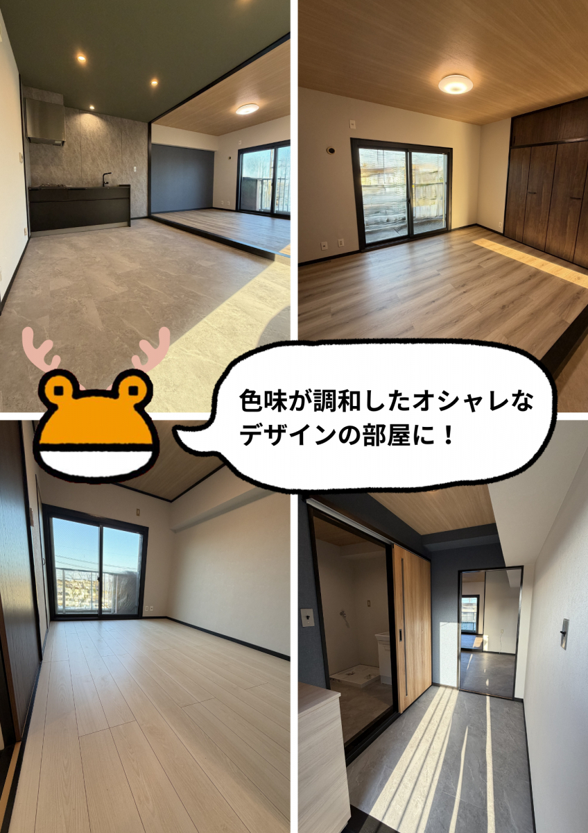 津留建材 大分のアパート　全部屋フルリフォームの施工後の写真1