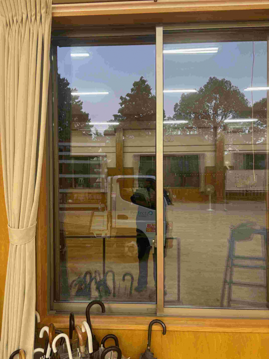 パーフェクトのガラス交換の施工後の写真1