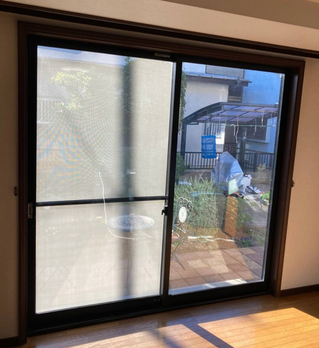 青梅トーヨー住器 上尾店の窓リフォーム　取替窓リプラスの施工前の写真1