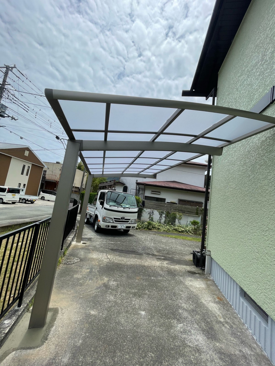 河津アルミの河津町／カーポート／エクステリアの施工後の写真2