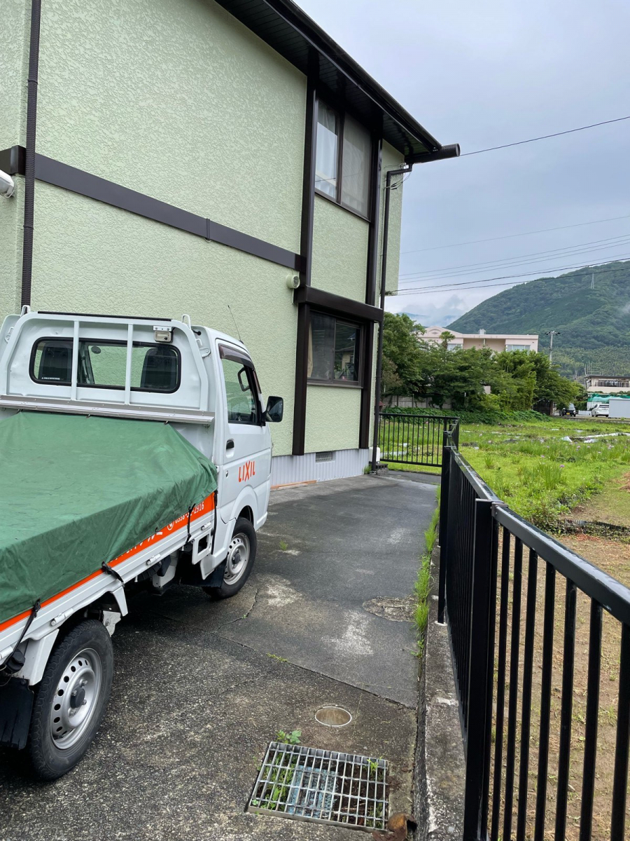 河津アルミの河津町／カーポート／エクステリアの施工前の写真1